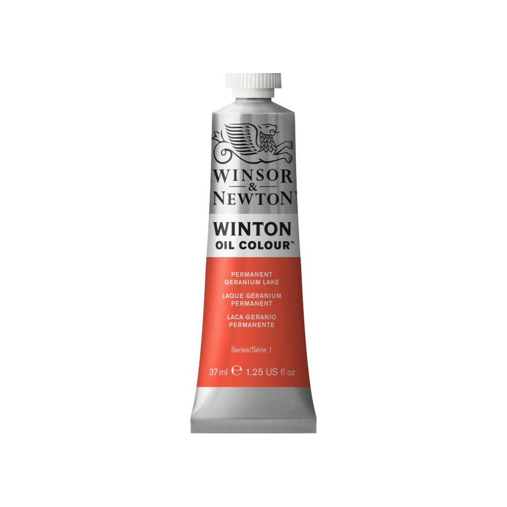 Farba olejna Winton Oil Colour - Winsor & Newton - Permanent Geranium Lake, 37 ml