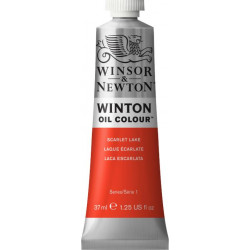 Farba olejna Winton Oil Colour - Winsor & Newton - Scarlet Lake, 37 ml