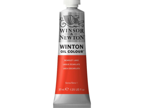 Farba olejna Winton Oil Colour - Winsor & Newton - Scarlet Lake, 37 ml