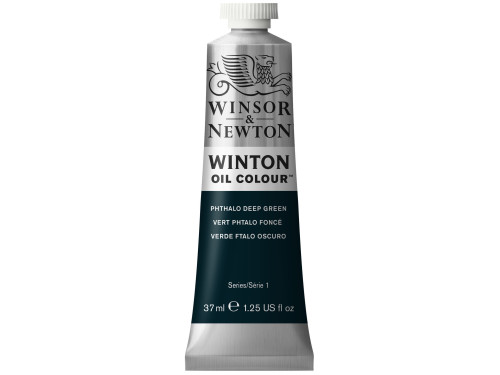 Farba olejna Winton Oil Colour - Winsor & Newton - Phthalo Deep Green, 37 ml