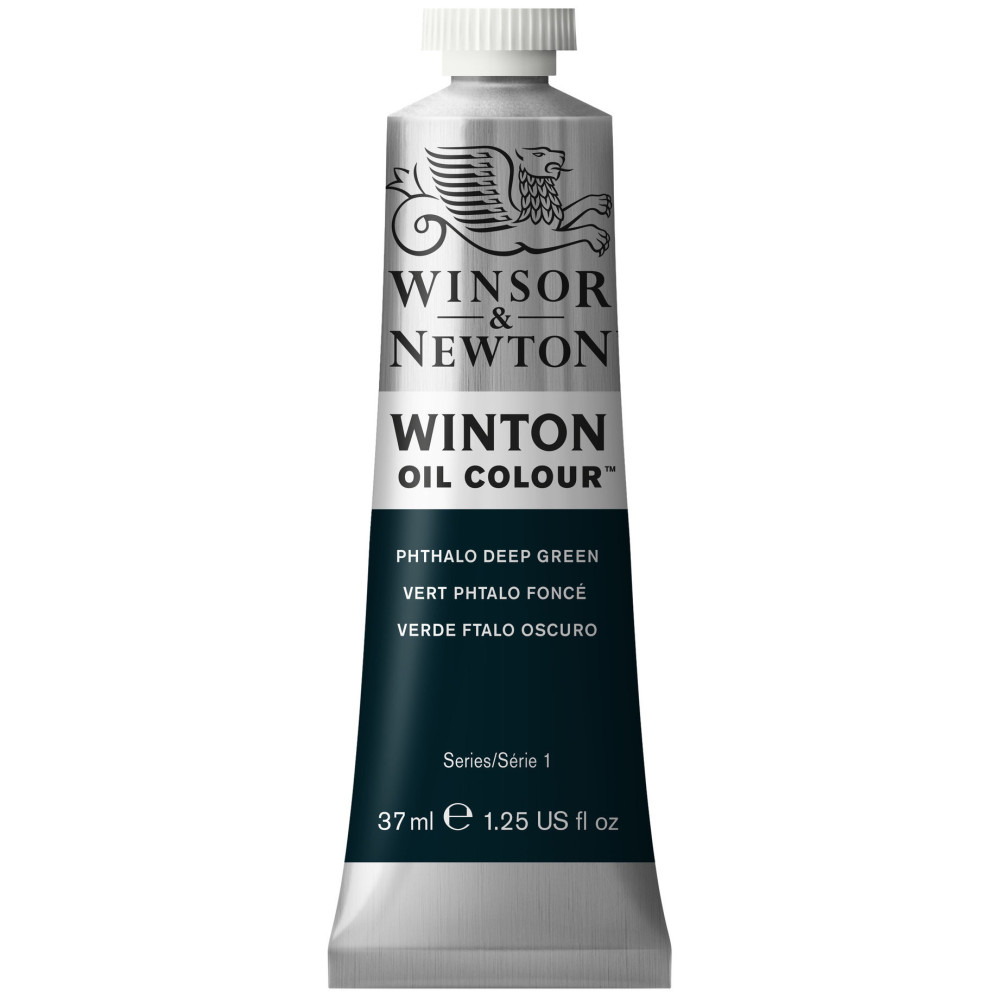 Farba olejna Winton Oil Colour - Winsor & Newton - Phthalo Deep Green, 37 ml
