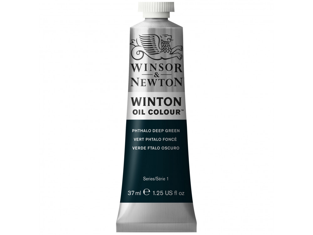 Farba olejna Winton Oil Colour - Winsor & Newton - Phthalo Deep Green, 37 ml