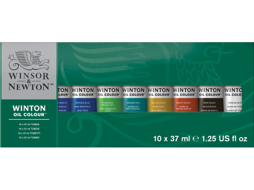 Zestaw farb olejnych Winton - Winsor & Newton - 10 kolorów x 37 ml