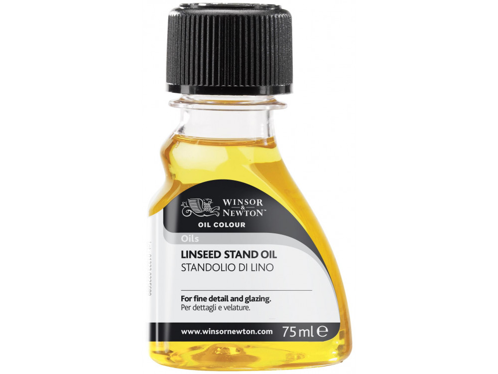 Olej lniany do farb olejnych Linseed Stand Oil - Winsor & Newton - 75 ml