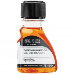 Olej lniany do farb olejnych Thickened Linseed Oil - Winsor & Newton - 75 ml