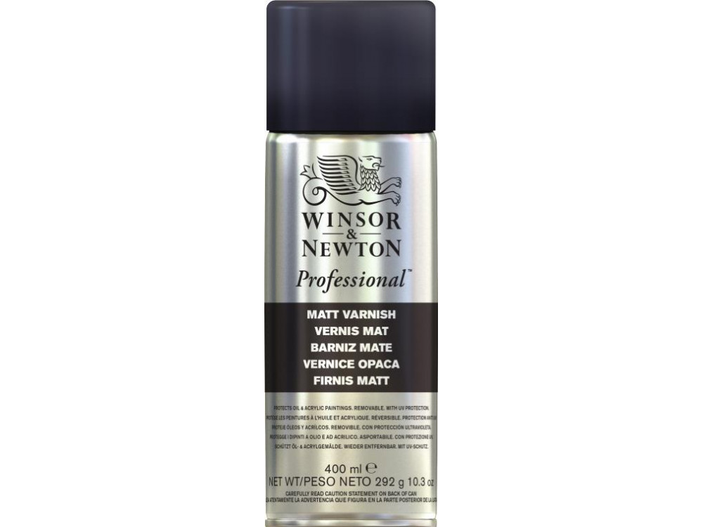 Werniks matowy w sprayu Matt Varnish Professional - Winsor & Newton - 400 ml