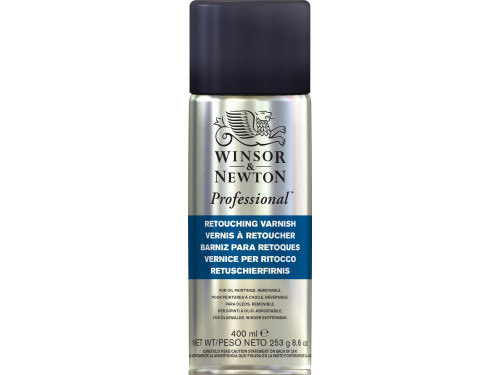 Werniks retuszerski w sprayu Professional - Winsor & Newton, 400 ml