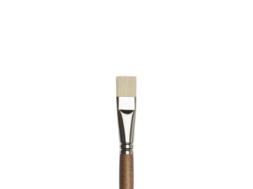 Artists' Oil synthetic brush, short flat - Winsor & Newton - no. 10