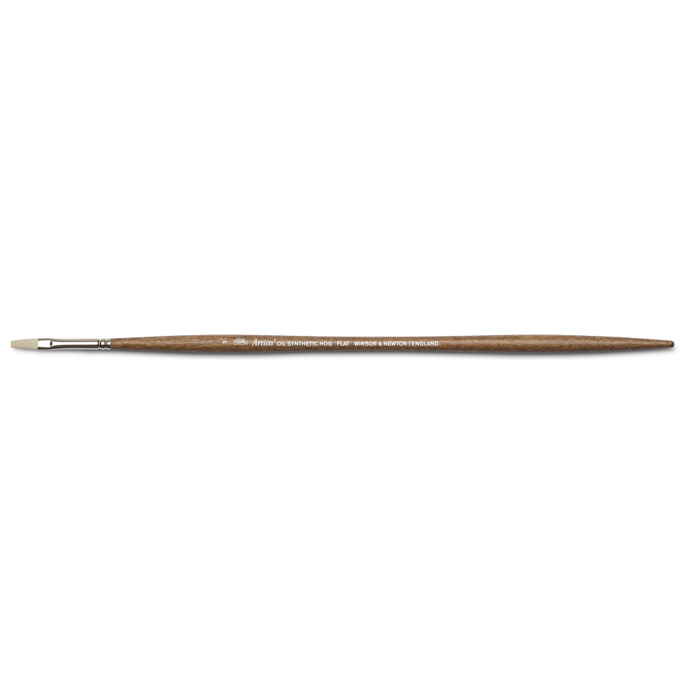 Artists' Oil synthetic brush, flat - Winsor & Newton - no. 1