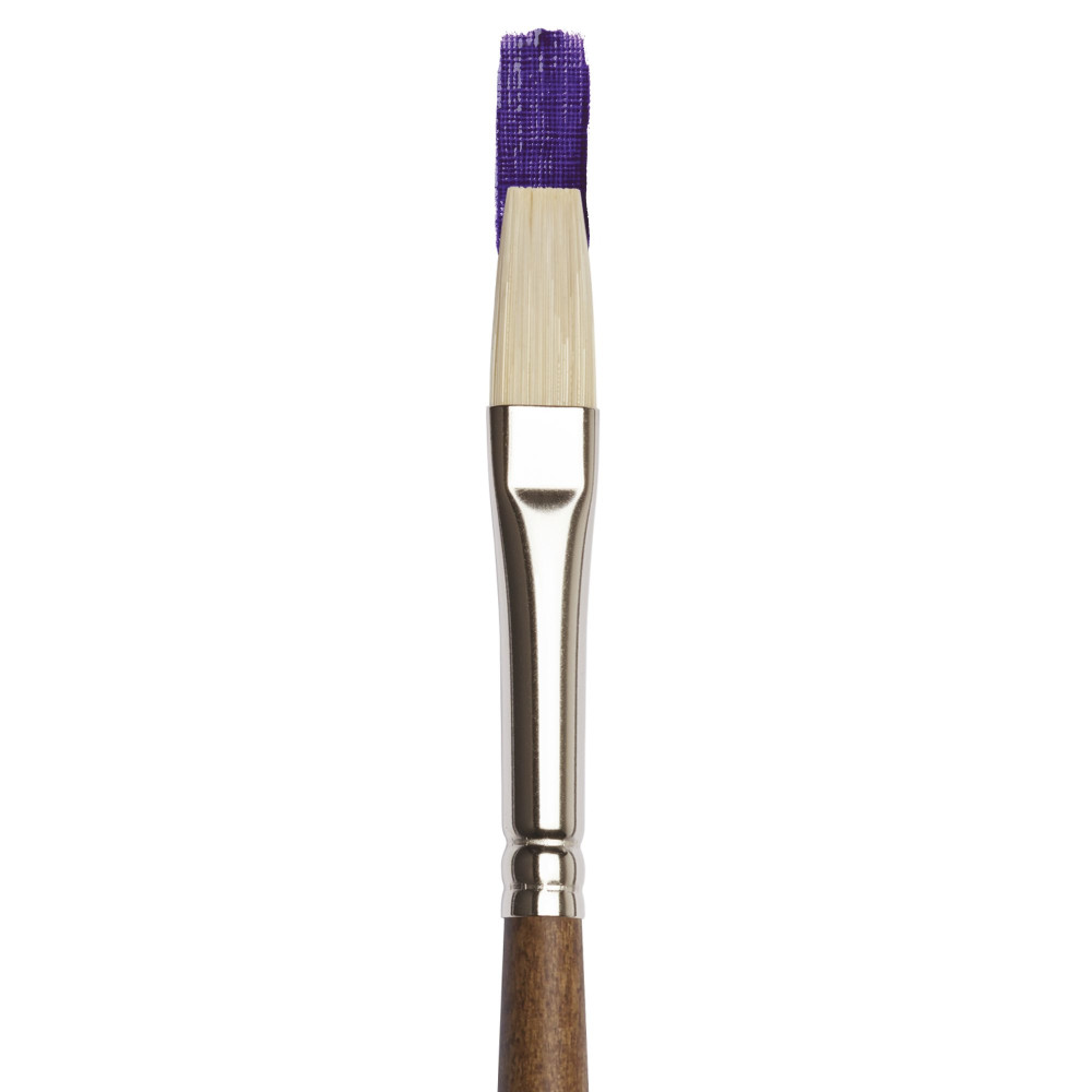 Artists' Oil synthetic brush, flat - Winsor & Newton - no. 4