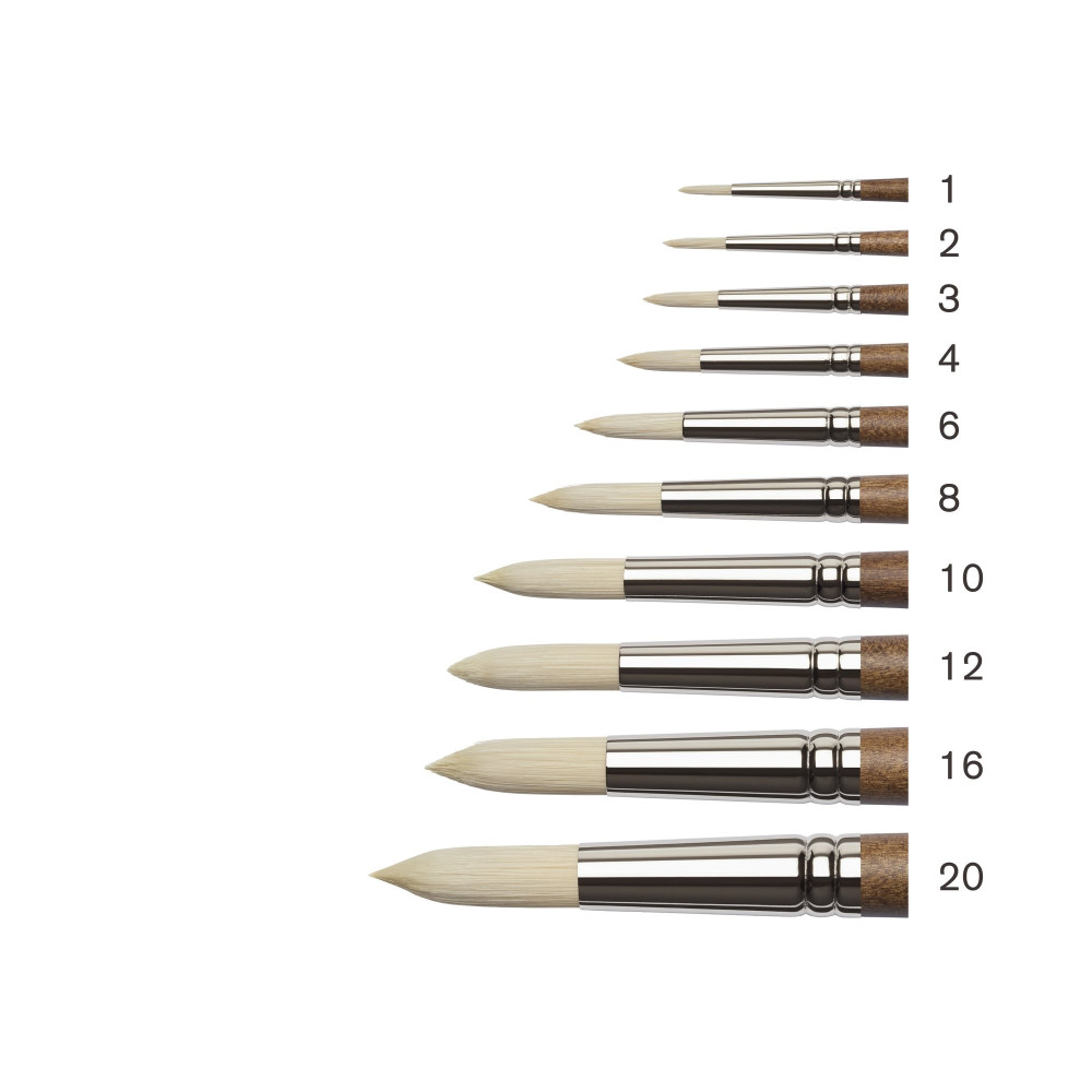 Artists' Oil synthetic brush, round - Winsor & Newton - no. 6