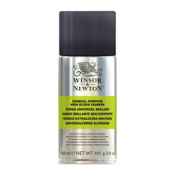 Werniks błyszczący w sprayu General Purpose High Gloss Varnish - Winsor & Newton - 150 ml