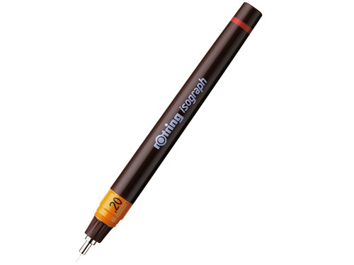 Pisak kreślarski Isograph - Rotring - czarny, 0,20 mm