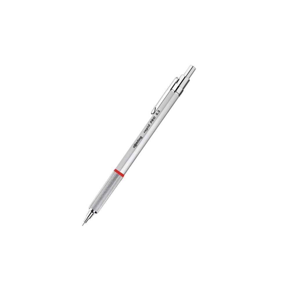 Ołówek automatyczny Rapid Pro - Rotring - srebrny, 0,5 mm