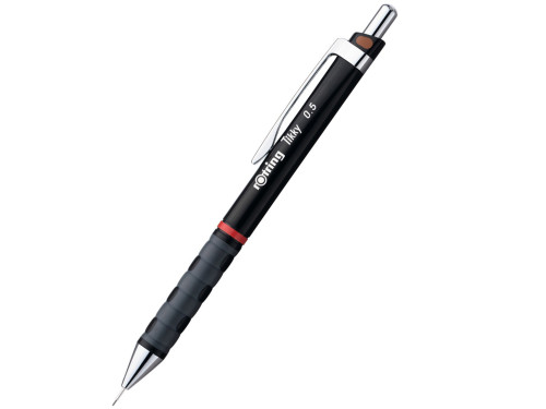 Ołówek automatyczny Tikky - Rotring - czarny, 0,5 mm