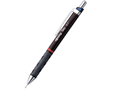 Ołówek automatyczny Tikky - Rotring - bordowy, 0,7 mm
