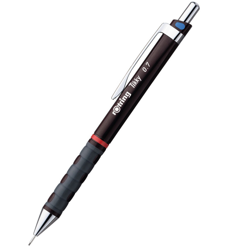 Ołówek automatyczny Tikky - Rotring - bordowy, 0,7 mm