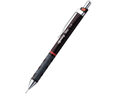 Ołówek automatyczny Tikky - Rotring - bordowy, 1 mm