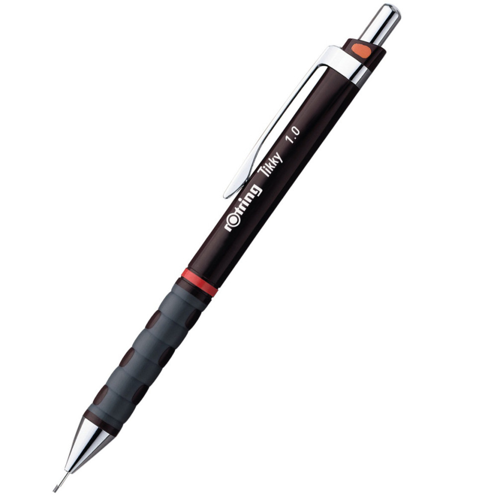 Ołówek automatyczny Tikky - Rotring - bordowy, 1 mm