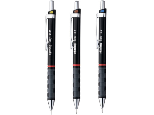 Set of Tikky mechanical pencils - Rotring - black, 3 pcs