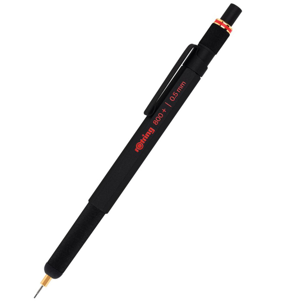 Ołówek automatyczny 800+ - Rotring - czarny, 0,5 mm