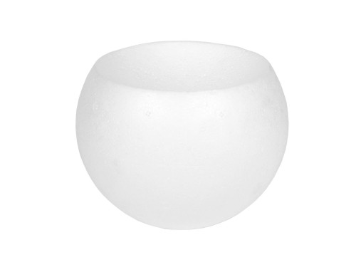 Kula styropianowa - wklęsła, 10 cm