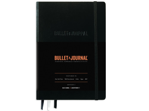 Notatnik Bullet Journal A5 - Leuchtturm1917 - czarny, w kropki, 120 g/m2
