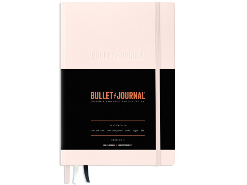 Notatnik Bullet Journal A5 - Leuchtturm1917 - pudrowy róż, w kropki, 120 g/m2