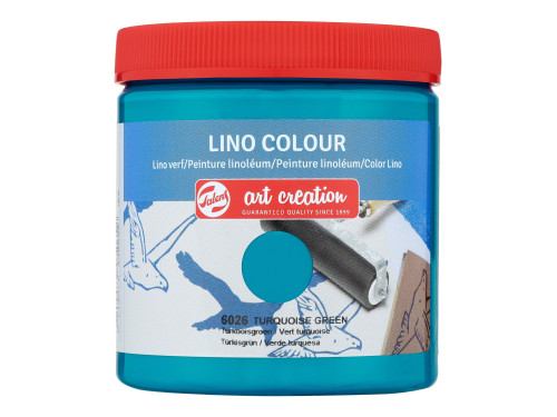 Lino Colour paint - Talens Art Creations - Turquoise Green, 250 ml