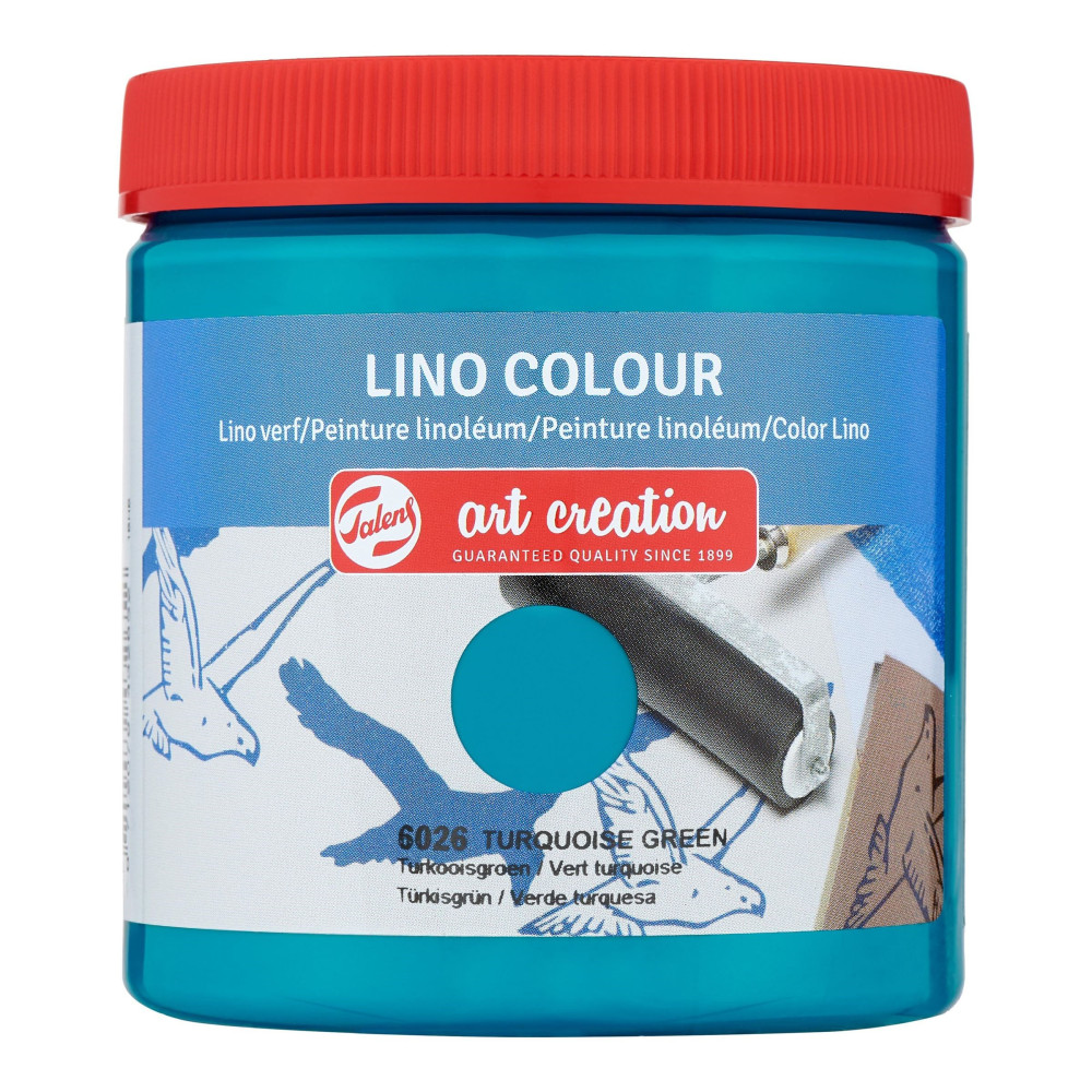 Farba do linorytu Lino Colour - Talens Art Creation - Turquoise Green, 250 ml