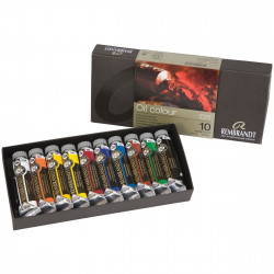 Set of oil paints in tubes - Rembrandt - 10 x 15 ml