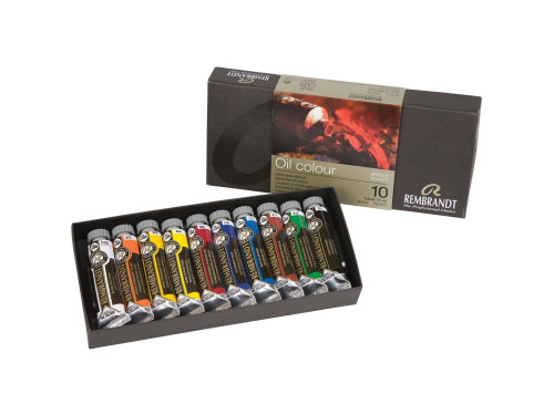 Set of oil paints in tubes - Rembrandt - 10 x 15 ml