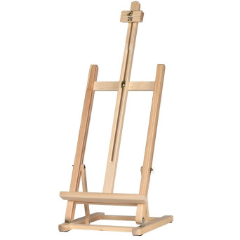 145cm Artist Easel Wood Display Art Craft Stand, Adjustable Canvas 74 to  114 cm