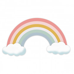 Set of cutting dies - DpCraft - Rainbow with cloud, 2 pcs