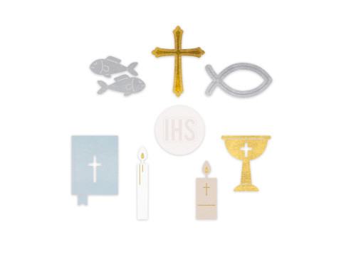 Set of cutting dies - DpCraft - Religious themes, 8 pcs