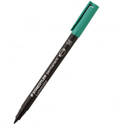 Permanent Lumocolor Pen - Staedtler - green, M