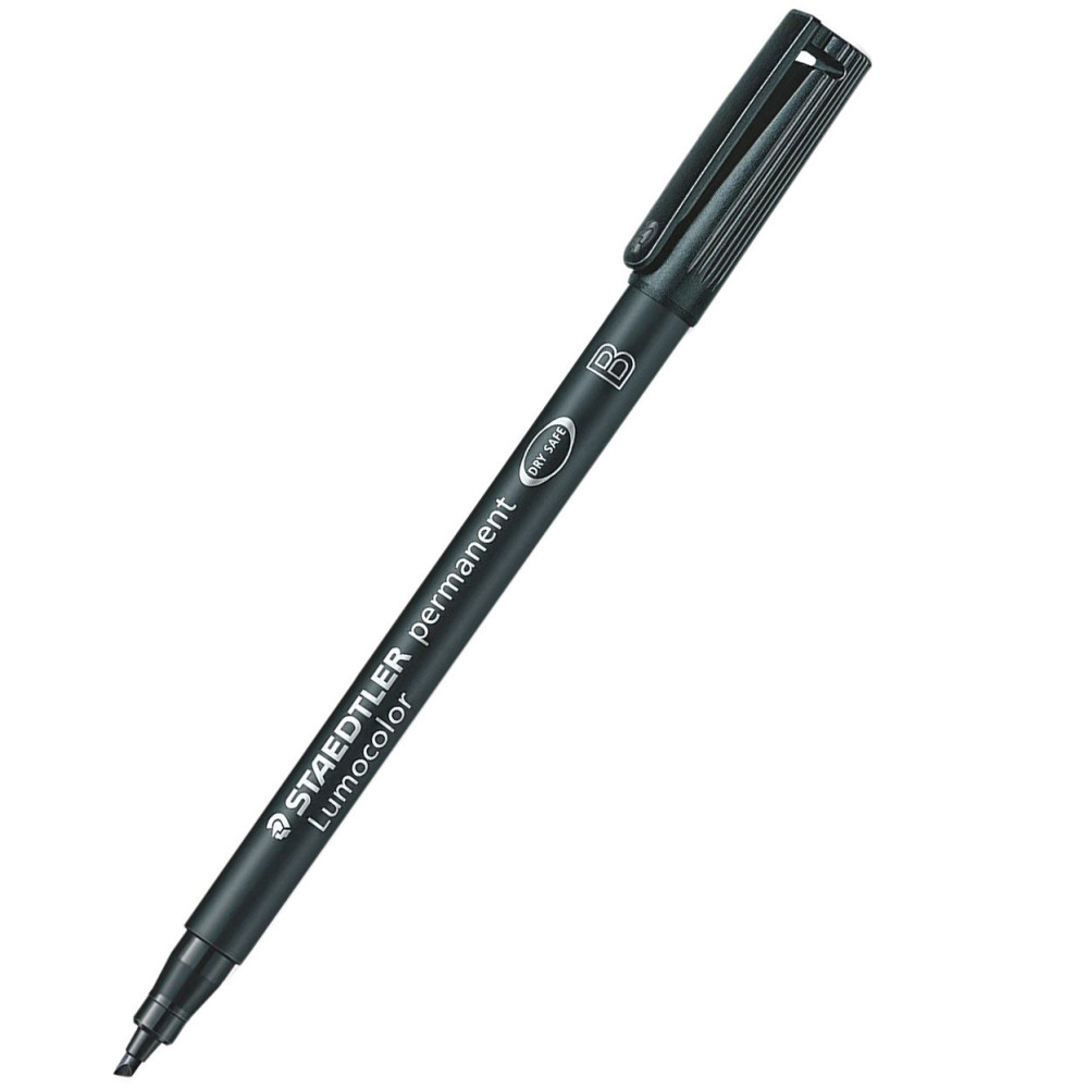 Permanent Lumocolor Pen - Staedtler - black, B