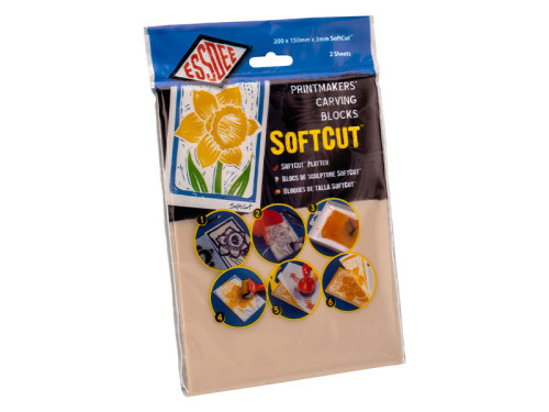 Printmakers Craving Blocks SoftCut - Essdee - rubber, 200 x 150 x 3 mm, 2 pcs