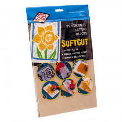 Printmakers Craving Blocks SoftCut - Essdee - rubber, 300 x 200 x 3 mm, 2 pcs