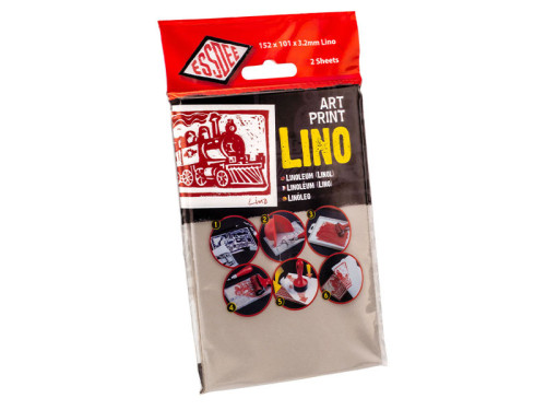 Art Print Linoleum - Essdee - rubber, 152 x 101 x 3,2 mm, 2 pcs