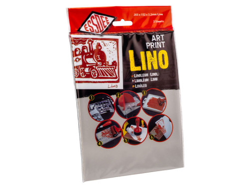 Płyty do linorytu Art Print Lino - Essdee - gumowe, 203 x 152 x 3,2 mm, 2 szt.