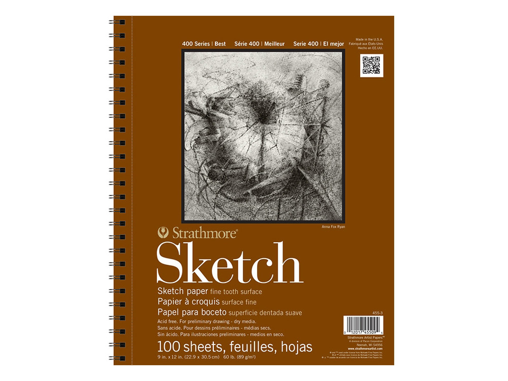 Sketch paper - Strathmore - A4, 89 g, 100 sheets