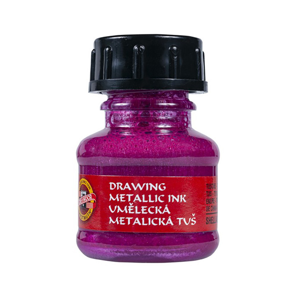 Drawing Art Metalik Ink - Koh-I-Noor - Magenta, 20 g