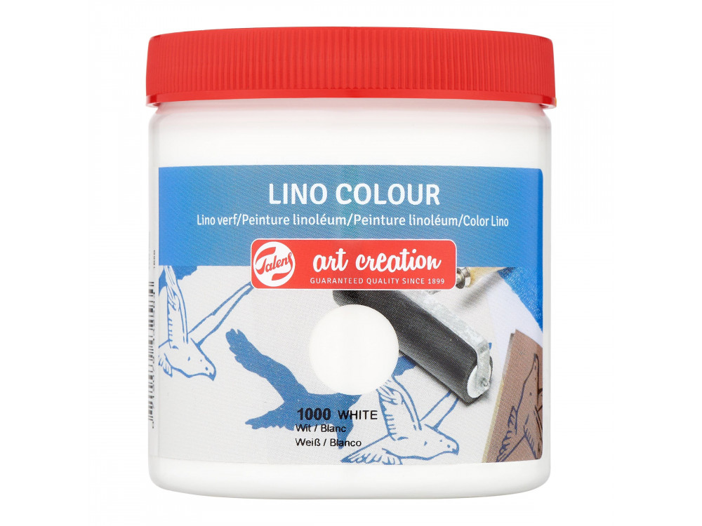 Farba do linorytu Lino Colour - Talens Art Creation - White, 250 ml