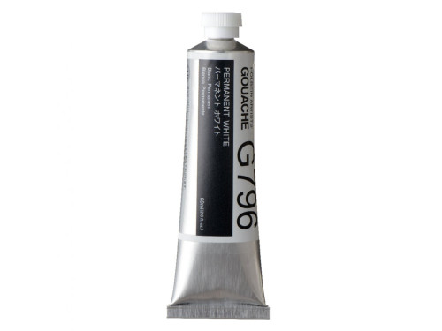 Gwasz Artists’ Gouache - Holbein - Permanent White, 60 ml