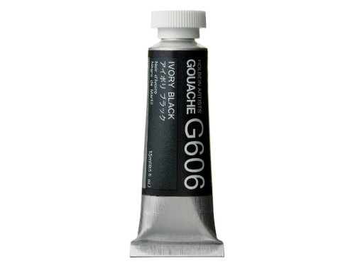 Artists’ Gouache - Holbein - Ivory Black, 15 ml
