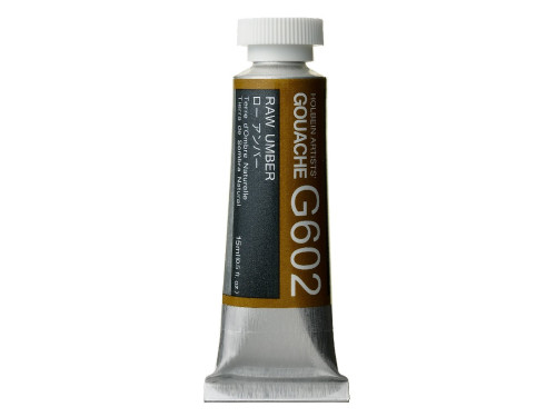 Gwasz Artists’ Gouache - Holbein - Raw Umber, 15 ml