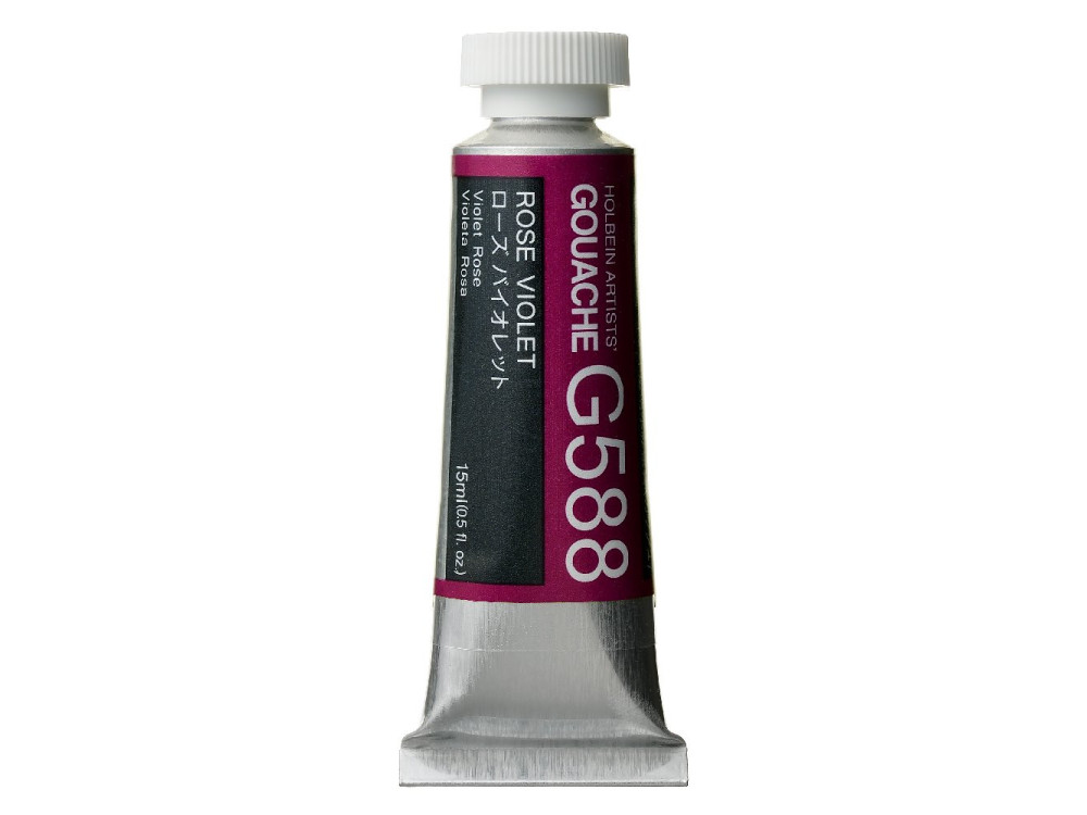 Gwasz Artists’ Gouache - Holbein - Rose Violet, 15 ml