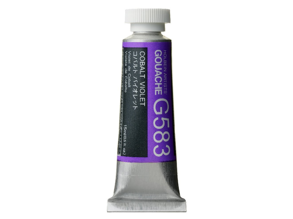 Gwasz Artists’ Gouache - Holbein - Cobalt Violet, 15 ml