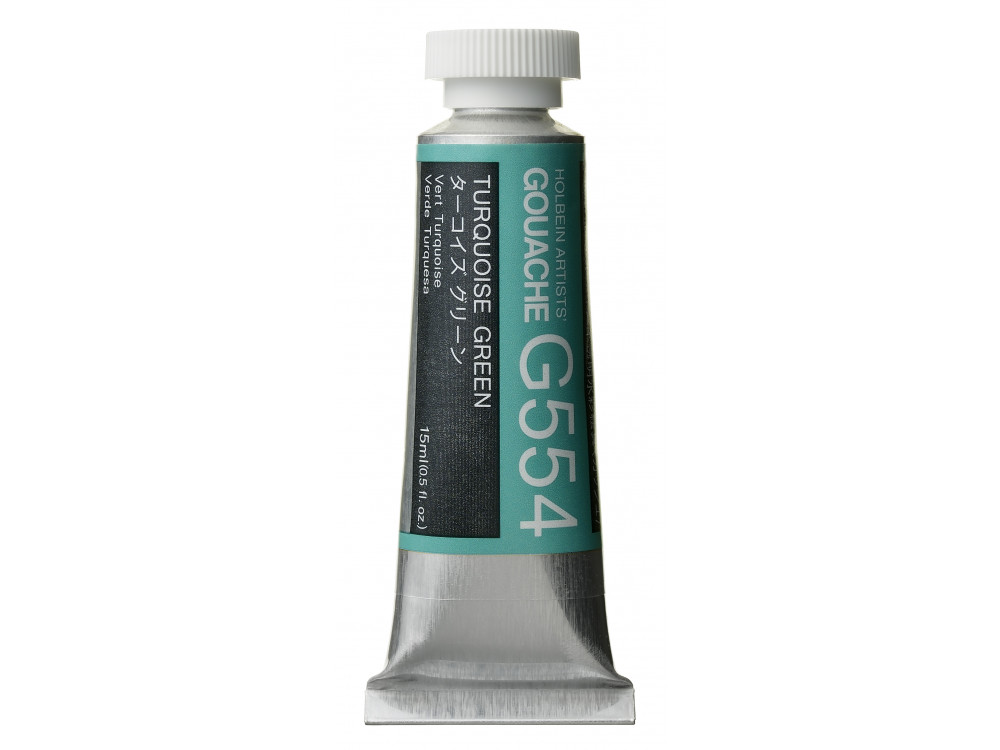 Artists’ Gouache - Holbein - Turquoise Green, 15 ml